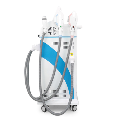 4 σε 1 Πολυλειτουργικό Nd Yag Laser Απομάκρυνση Τατουάζ IPL Απομάκρυνση τρίχας RF Face Lifting Machine