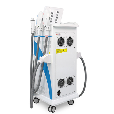 4 σε 1 Πολυλειτουργικό Nd Yag Laser Απομάκρυνση Τατουάζ IPL Απομάκρυνση τρίχας RF Face Lifting Machine