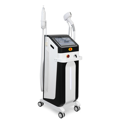 2 σε 1 808nm Laser Μόνιμη αφαίρεση τατουάζ μαλλιών Yag Diode Salon ομορφιάς 3 μήκη κύματος Diode Laser