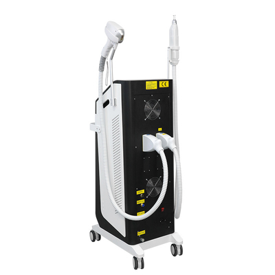 2 σε 1 808nm Laser Μόνιμη αφαίρεση τατουάζ μαλλιών Yag Diode Salon ομορφιάς 3 μήκη κύματος Diode Laser