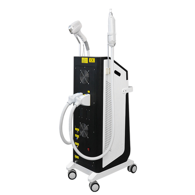 2 σε 1 808nm Laser Μόνιμη αφαίρεση τατουάζ μαλλιών Yag Diode Salon ομορφιάς 3 μήκη κύματος Diode Laser