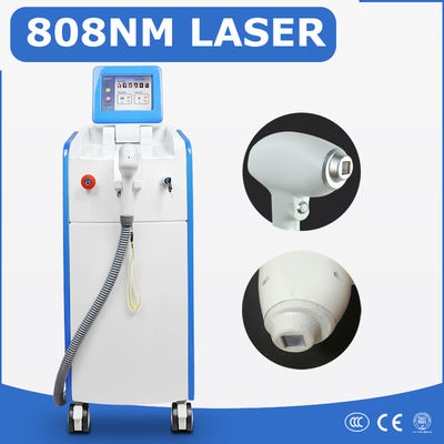 Non-Channel Fiber Coupled 808nm Diode Laser Hair Removal Machine with Germany Jenoptik Diode Arrays and Triple Cooling System