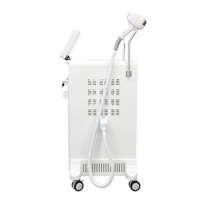 Αόλμητη αποτρίχωση με διόδιο λέιζερ 808nm Δύο χειριστήρια Πικοδευτερόλεπτο λέιζερ Φορητό 3 κύματα Τρία μήκη κύματος Διοδικό λέιζερ μηχανή