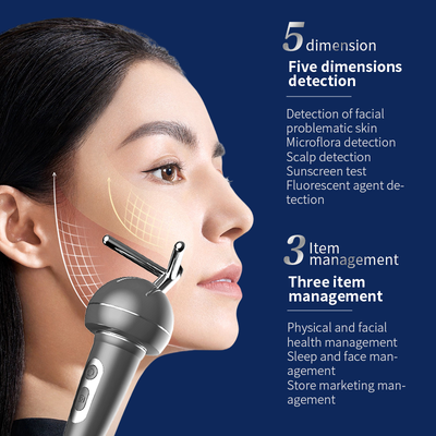 X5 Pro AI Facial Skin Analyzer Σαρωτής προσώπου πολλαπλού φάσματος Εξοπλισμός διάγνωσης δέρματος σαλονιού