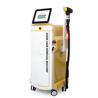 Μηχάνημα αποτρίχωσης λέιζερ διόδου 600W 808nm με ψύξη πάγου και οθόνη αφής 8 ιντσών