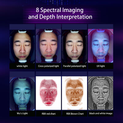 X3 Skin Analyzer AI Camera Salon Facial Diagnostic Beauty Detector HD Scanner Machine