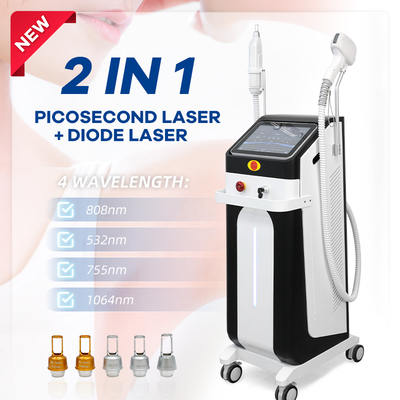 808nm Diode Pico Laser Hair Tattoo Removal Machine for Salon RL-808P (Μεταλλική μηχανή αφαιρέσεως τριχών για το σαλόνι)