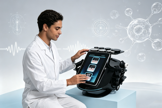 Συσκευή διαθερμίας Hazeen 448K Tecar CET RET Dual Mode Skin Forming Body Shaping Face Lifting Beauty Machine