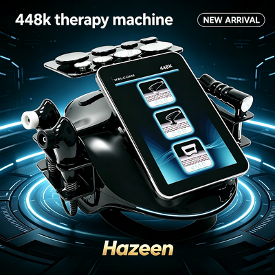 Hazeen 448K Diathermy Tecar Machine CET RET RF 448Khz Φυσικοθεραπεία Αποκατάσταση Δέρματος Στερεοποίηση εξοπλισμός ομορφιάς για κλινική σαλόνι